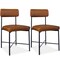 Best Choice Products Faux Leather Dining Chair Set of 2, Standard Height w/ Metal Frame
